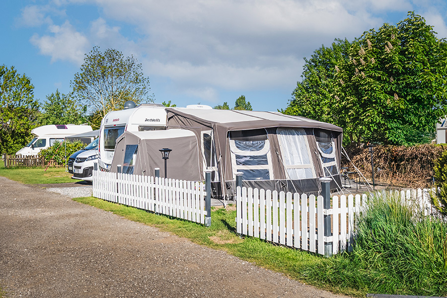 Campingplatz Einfahrt